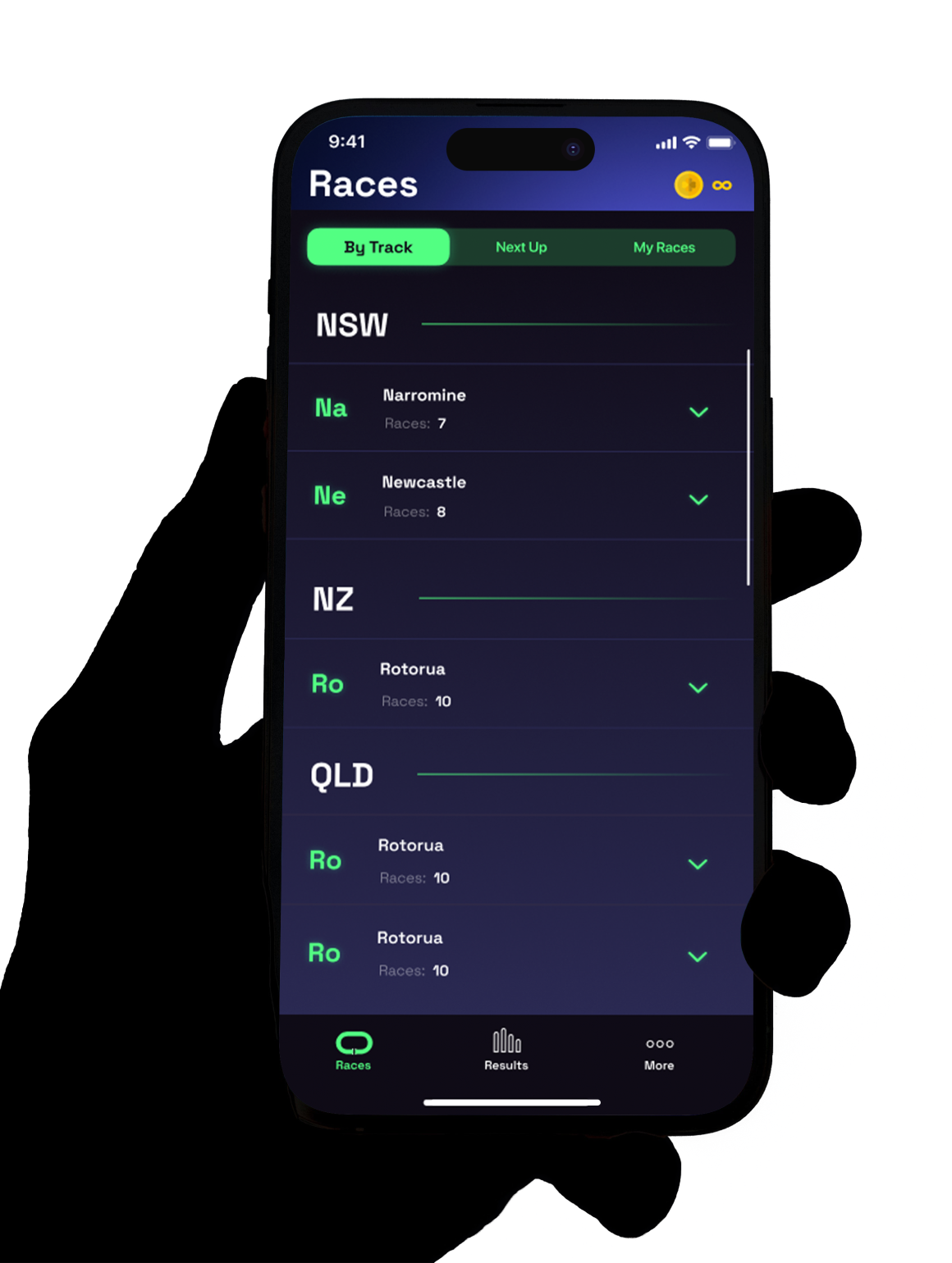 App screen