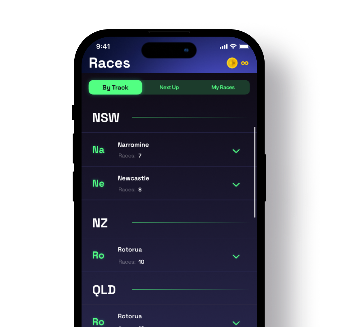 Races
            screen